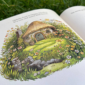 Watercolour illustration from Hamlet Ate an Omelette